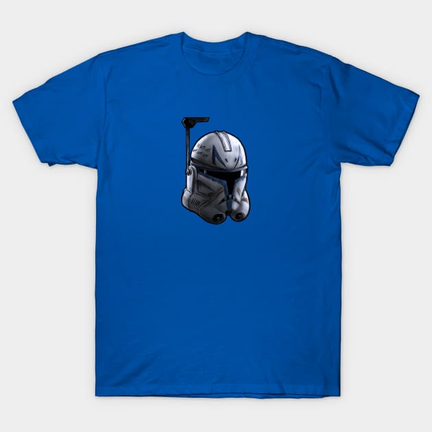 Helmet 3 T-Shirt by A Grimes Studio